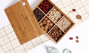 Wood storage box